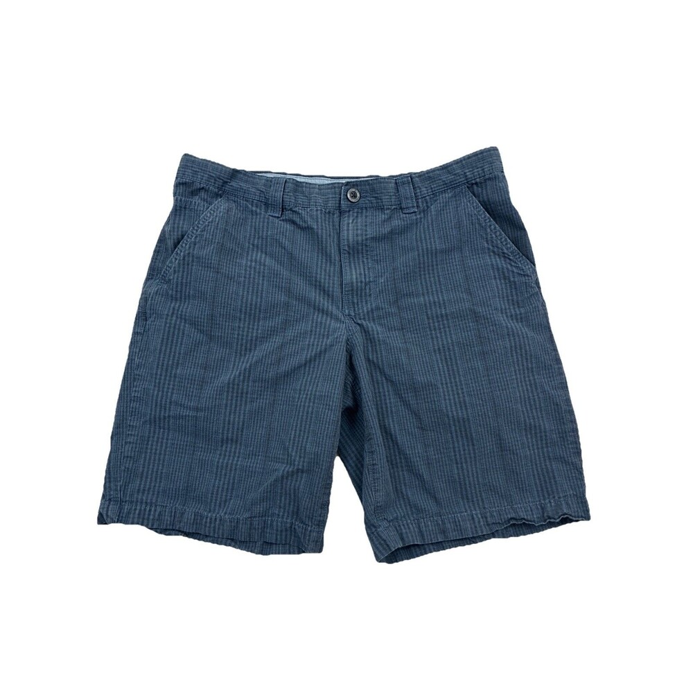 Columbia Omni-Shade Mens Stripes Shorts Chino Size 36
